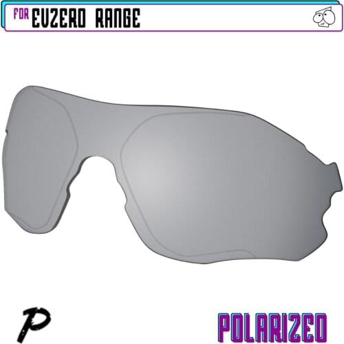 EZReplace Polarized Replacement Lenses for - Oakley EVZero Range Sunglasses - Silver P