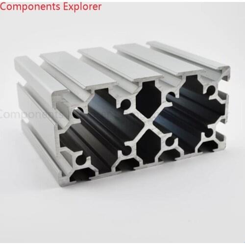 Arbitrary Cutting 1000mm 60120 Aluminum Extrusion Profile,Silvery Color