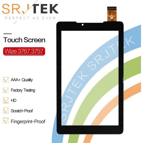 SRJTEK 7" Touch For Prestigio MultiPad Wize 3767 3757 3787 3G Tablet PC Touch Screen Panel Digitizer Glass Sensor Replacement