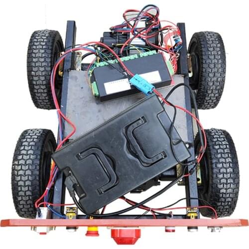 Mobile Robot Chassis, remote control unmanned platform wheeled logistics security intelligent dual-drive controller