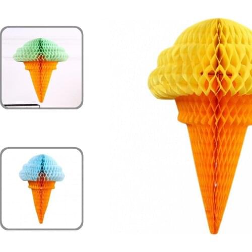 Ultra-light Fadeless Party Birthday Baby Shower Party Ice Cream Centerpiece for Decor