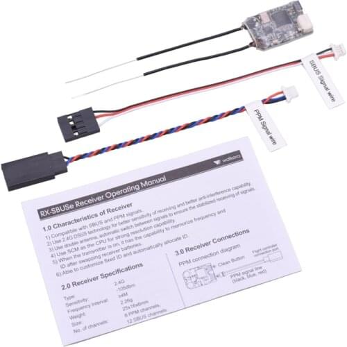 Walkera RC-SBUSe 2.4G 12CH Receiver RX SBUS PPM Output Receiver For Devo 7 F7 F10 F12E