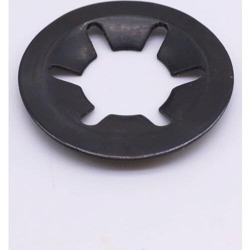 Wkooa Starlock Washer Puch on Fasteners M3 65Mn Black