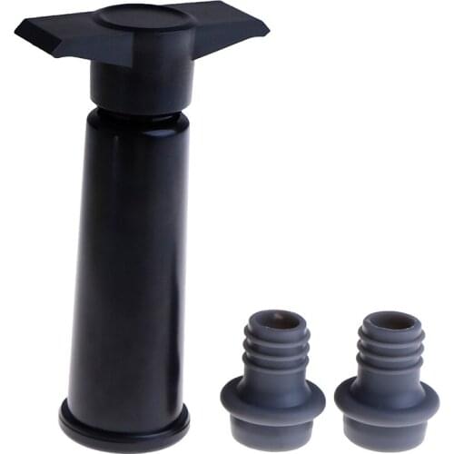 1 Set Wine Saver Vacuum Bottle Stopper Set 1 Pump+2 Caps Sealing Preserver Wine Drinks Bottle Hat Caps Silicone Wine Stoppers