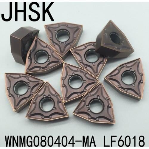 10pcs WNMG080404-MA LF6018 Steel stainless steel cast iron Insert tools blade High cost performance
