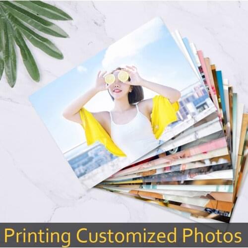 100pcs Customized Printing Your Photos Kids Baby Stars Landscape Photos Pictures Print Important Moment Child Growth Record