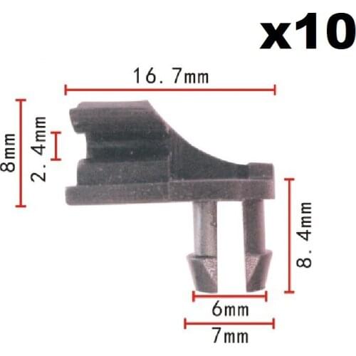 10x Nylon For Honda Dofeng Sunroof chute connecting buckle