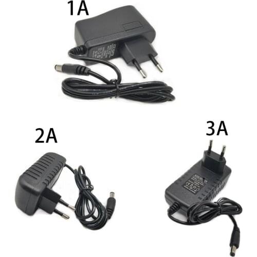 Power Adapter DC12V 5V 1A 2A 3A 5V 12V Adaptor Power Switching Charger Supply EU US Plug 220V To 12V For Led Strip Light Lamp