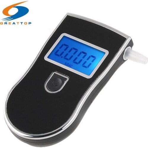 NEW Hot selling Professional Police Digital Breath Alcohol Tester Breathalyzer Gadget Analyzer Dropshipping