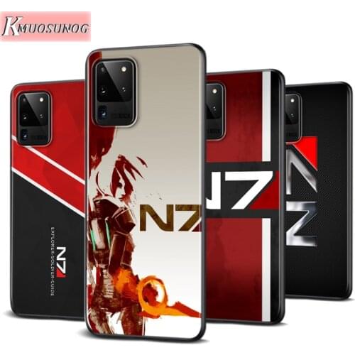 N7 Mass Effect For Samsung Galaxy A91 A81 A72 A71 A52 A51 A42 A41 A32 A31 A21 A12 A11 A02 A01 Soft Phone Case