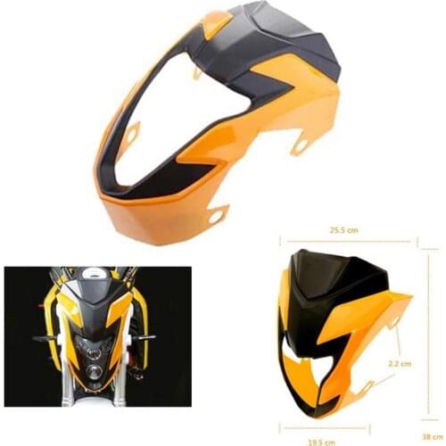 DHBH-Motorcycle Front Headlight Fairing Windshield Head Light Cowl Cover Support for Honda Grom MSX125 MSX 125 2013-2016