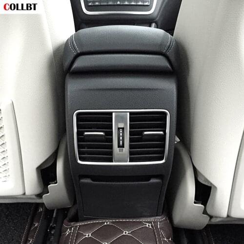 For Mercedes Benz GLA/CLA/A/B Class C117 W117 W176 AMG ABS Chrome Rear Air Conditioning Vent Trim Accessories Car-Styling