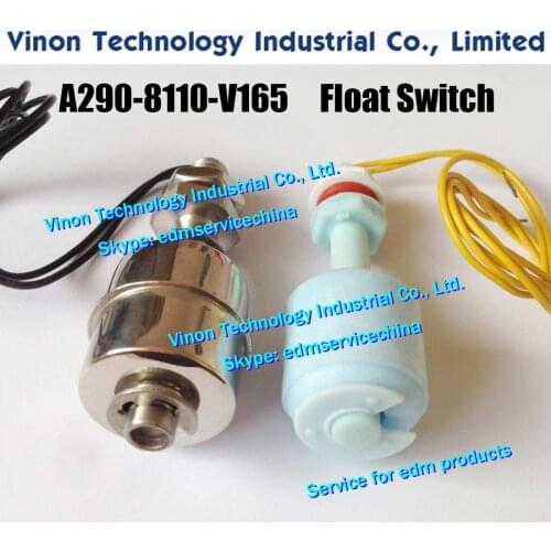 FA290-8110-V165 /FLTW Float Switch F611, edm parts (Stainless Steel type or Plastic type) for 0C,0iA,0iB,0iC,1C,1iA,1iB,1iC