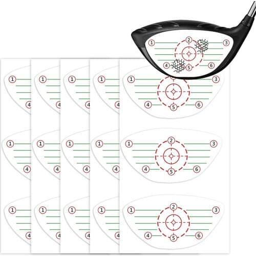 Golf Impact Stickers 225 Pcs Golf Impact Tape Labels for Swing Training Irons Putters and Woods