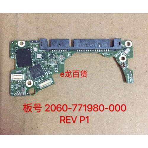 HDD PCB logic board printed circuit board 2060-771980-000 REV A P1 P2 for WD 2.5 SATA hard drive repair data recovery
