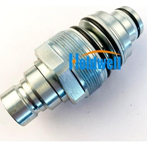 Holdwell Faster 6679837 Male 1/2 Hydraulic Flat-Face Quick Coupler Skid Steer for Bobcat S150 S160 S175 S185 S205