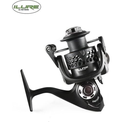 ILure New Spinning fishing Reel 5.2: 1 7BB Super Licht Carbon Drag System Max Drag 20KG Sea Spinning Spool