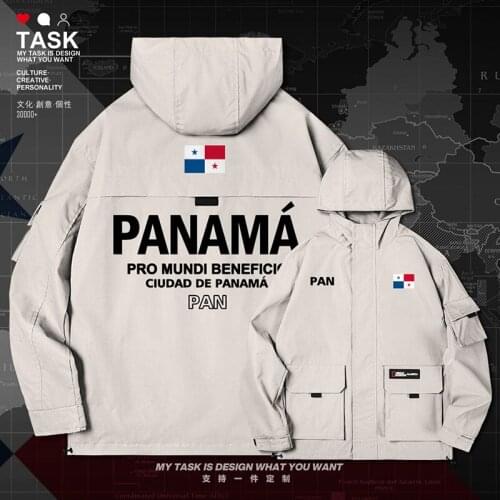 Panama Panamanian PAN men jacket hooded nation flag streetwear mens clothing new windbreaker mens casual top clothes autumn