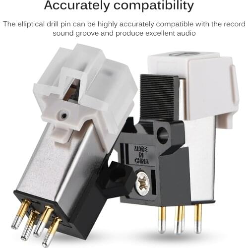 Magnetic Cartridge Stylus With LP Vinyl Record Needle For Phonograph Turntable Gramophone Record Stylus Needle Record Player