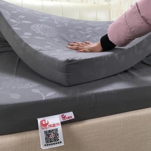 VESCOVO sponge foam mattress topper with Mattress Cover Thickening foldable Tatami mattress pad for family Hotel