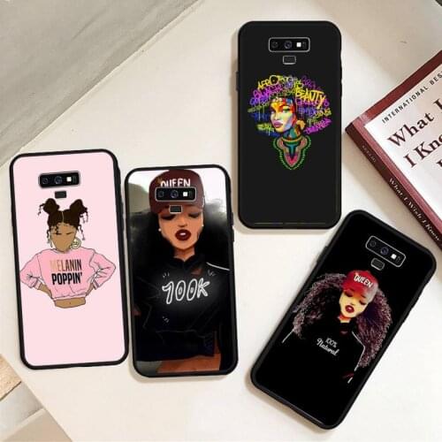 Melanin Poppin Aba Black Girl Phone Cases For Samsung A50 A51 A71 A20E A20S S10 S20 S21 S30 Plus ultra 5G M11 funda cover