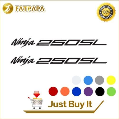 Motorcycle bike Fuel tank Wheels Fairing notebook Luggage helmet MOTO Sticker decals For Kawasaki NINJA 250SL NINJA250SL