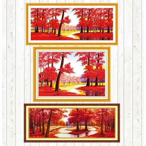 Opportunity Knocks Embroidery Handmade Needlework Package 11CT 14CT Cross Stitch Set Home Decor DMC Floss Kit Cross Stitch Kits