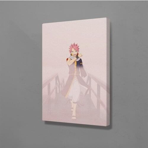 Natsu Dragneel Fairy Tail Anime Canvas Home Decor Prints Dorm Manga Living Room Bedroom Painting Wall Art Decoration Poster