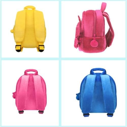 2019 New Baby Plush Shark Backpack Cute Cartoon Animal Schoolbag Travel Bag Kids Mini School Bag Pre-School Backpack For Girls