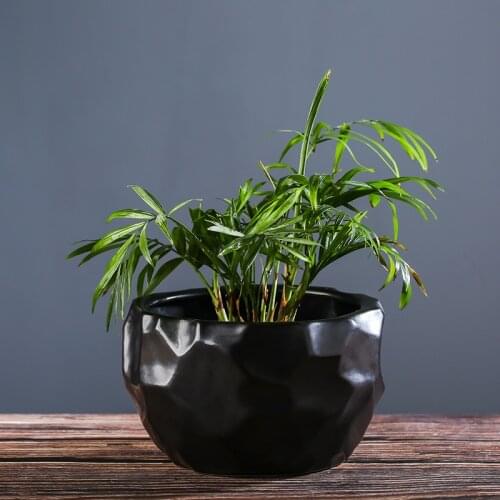 Novelty Plant Geometric Ceramic Planter Home Decoration Flower Pot, Ceramic Plant Set