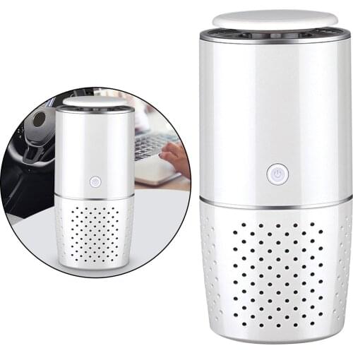 Air Purifier Air Cleaner for Home HEPA Filters USB Cable Low Noise Portable Car Home Desktop Air Freshener