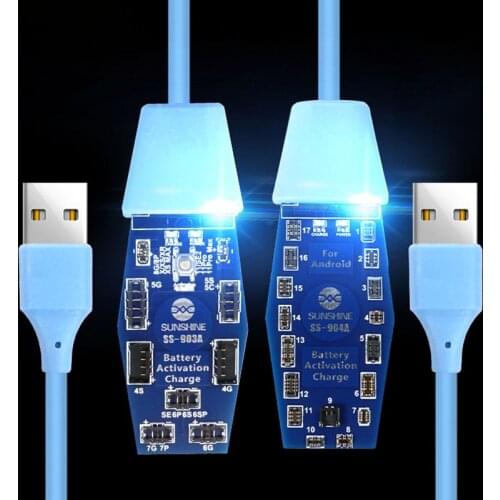 SUNSHINE SS-903A Battery Activation board for iPhone 11 Pro Max XS MAX XR X 8 7 6S Samsung Xiaomi Circuit Board Charging Tester