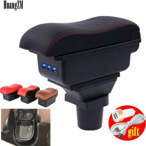 For Toyota yaris vitz Armrest box Centre Console Storage Box with USB interface decoration accesso