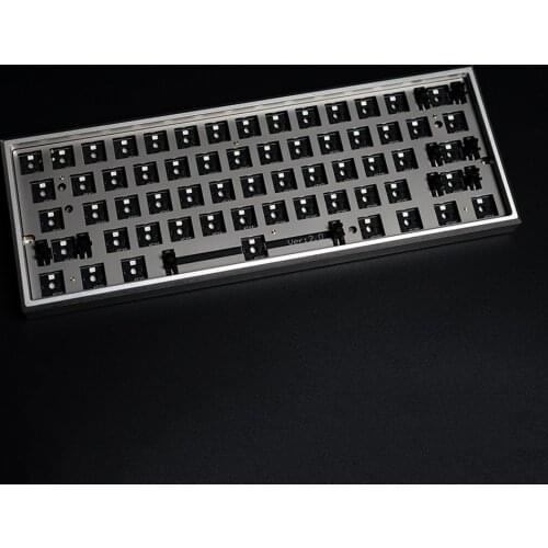 JM60S Mini Programmable Mechanical RGB Keyboard Kits Plastic Case Hot Swap PCB Plate Cherry Stabilizer DIY Keyboard Parts