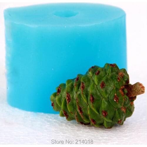 Silicone Mould for Christmas Soap Ice Chocolate Fondant Cake Mold 3D Pine Cone Shape Handmade Cake Decoration S3285 PRZY 001