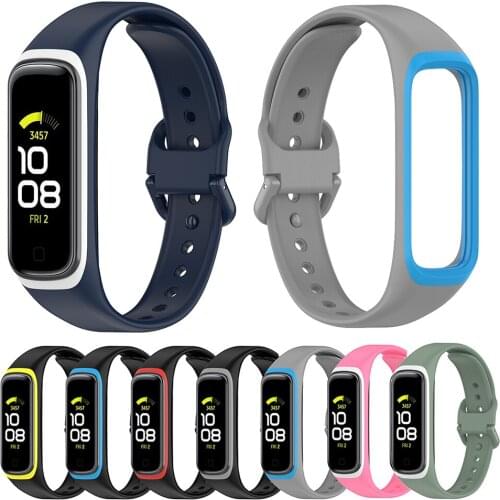 Silicone Wrist Strap For Samsung Galaxy Fit2 R220 Wristband Bracelet Replacement Watchband for Samsung Galaxy Fit 2 SM-R220