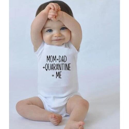 Funny Newborn Baby Romper Infant Cotton Short Sleeve Baby Boy Girl Letter Soft Clothes Print Onesie Toddler Crawling Baby 0-24M