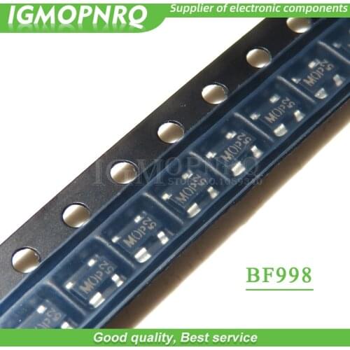 10PCS BF998 235 12V 30MA SOT143 high frequency field effect transistor New Original Free Shipping