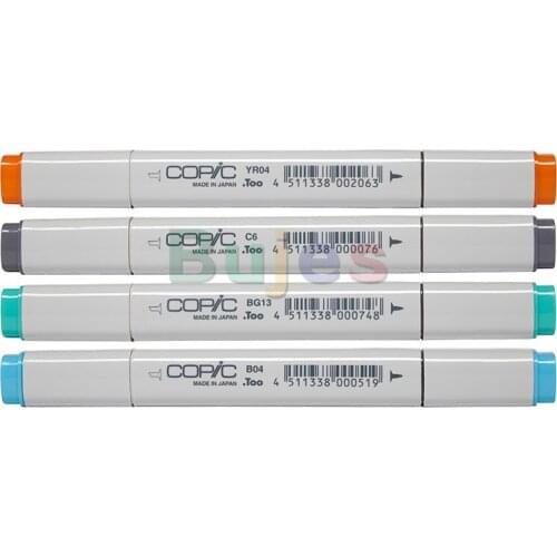 Japan Copic 1 Alcohol-based Ink Marker,Twin Tip Double Head Single Color Mango Art Markers 214 Color Link 7,Non-Toxic Smooth
