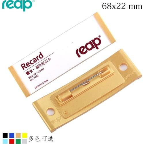 10pcs/lot High Quality Candy colors Reuseable DIY Employee Name Badge Staff Name Tag For Retail Stores Hotels(safepin Version)