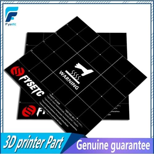 2pcs Frosted Heat Hot Bed Sticker Coordinate Printed 300x300mm Surface Build Sheet Plate For CR-10S Lulzbot Taz6
