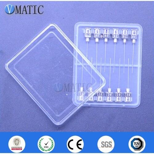 Free Shipping 12Pcs 1 Inch Tip Length 28G Glue Dispensing Stainless Needle Blunt Needle Tip