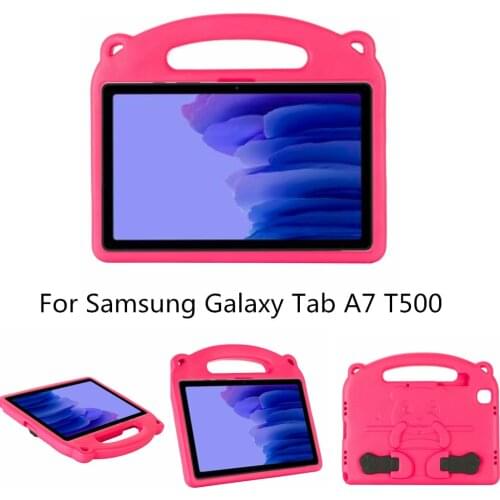 Kid Bear Child Shockproof Safe For Samsung Galaxy Tab A7 10.4" 2020 T500 T505 Tablet Body Stand Cover Portable EVA Foam Case
