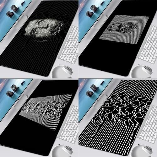 Joy Division Rock Band DIY Design Pattern Computer Gaming Mousepad Anti-slip Natural Rubber with Locking Edge Gaming Mouse Mat