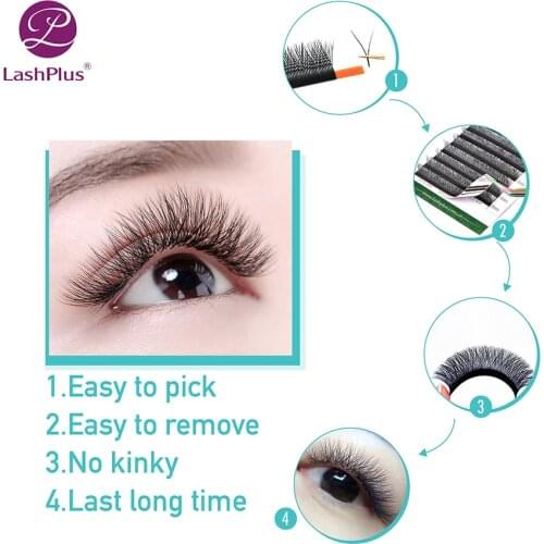 Private YY Shape lash Individual Eyelash Extensions Natural and Soft Lash Wholesale