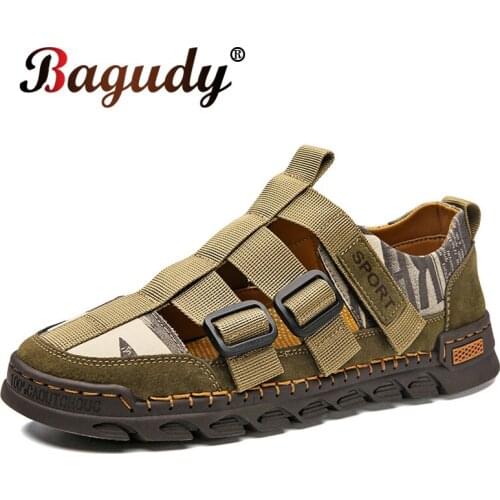 Fashion Sandals Men Anti Slip Flats Slippers Good Quality Men Casual Shoes Breathable Male Shoe Brand Outdoor Young Casual shoes