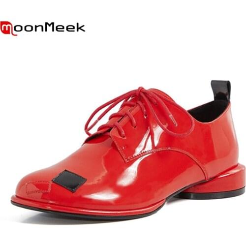 Обувь на низком каблуке MoonMeek China At AliExpress