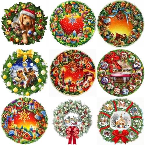 Christmas Gift DIY 5D Diamond Painting Cross Stitch Kit Full Drill Square Embroidery Mosaic Art Picture of Rhinestones Decor