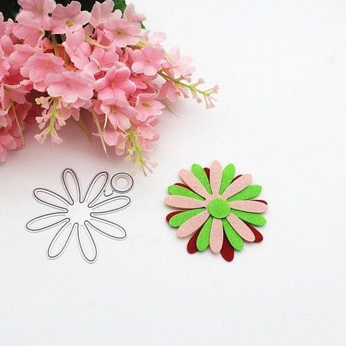 2021New Flowers DIY scrapbook metal cutting die paper card process embossing folder template