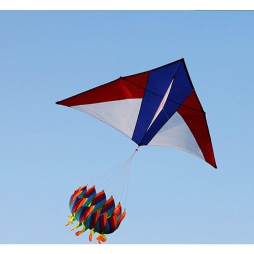 New Kite Tail Windsock Spiral Kite Adult Outdoor Sports Rainbow Kite Tail Stunt Lotus Pendant Tear-resistant Foldable Kids Toys